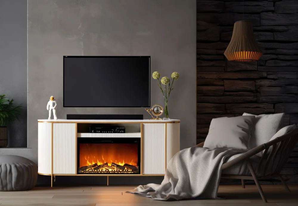 tv stands with electric fireplace